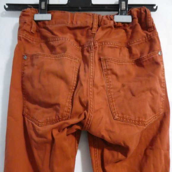 H&M Slim Fit, 11-12 years rusty / orange denim, GUC - Picture 11 of 15
